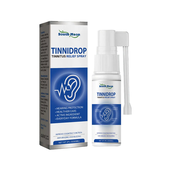 🌙 Tinnidrop Spray – Eliminador do Zumbido -  Saúde Auditiva de volta