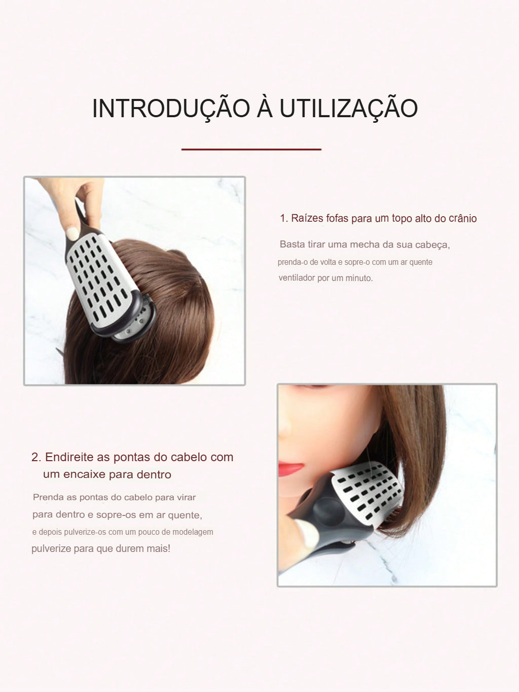Escova Pro Hairdressing para Chapinha Progressiva