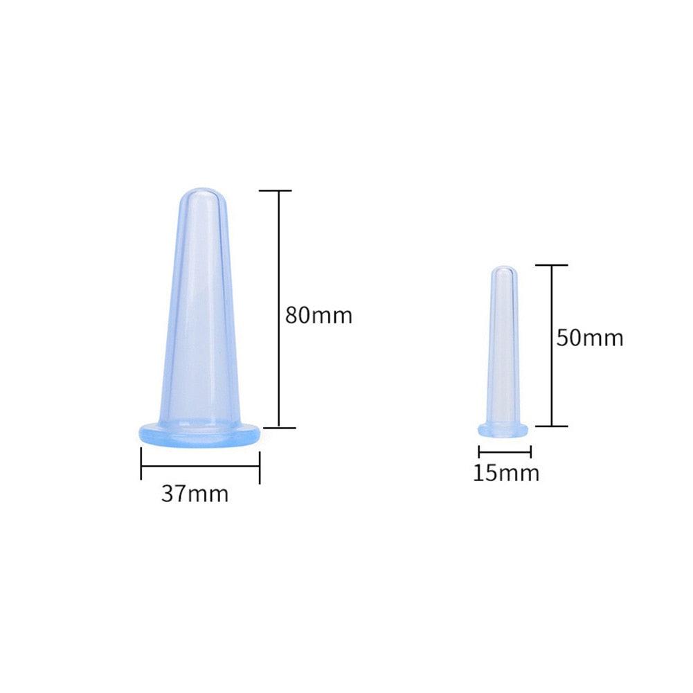 2 Peças Ventosa de Silicone á Vácuo para relaxamento - Nannyvarie