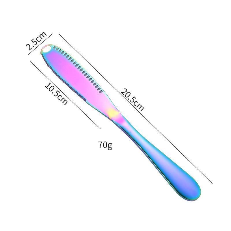Faca de Manteiga com Furo Ralador para Queijos - Nannyvarie