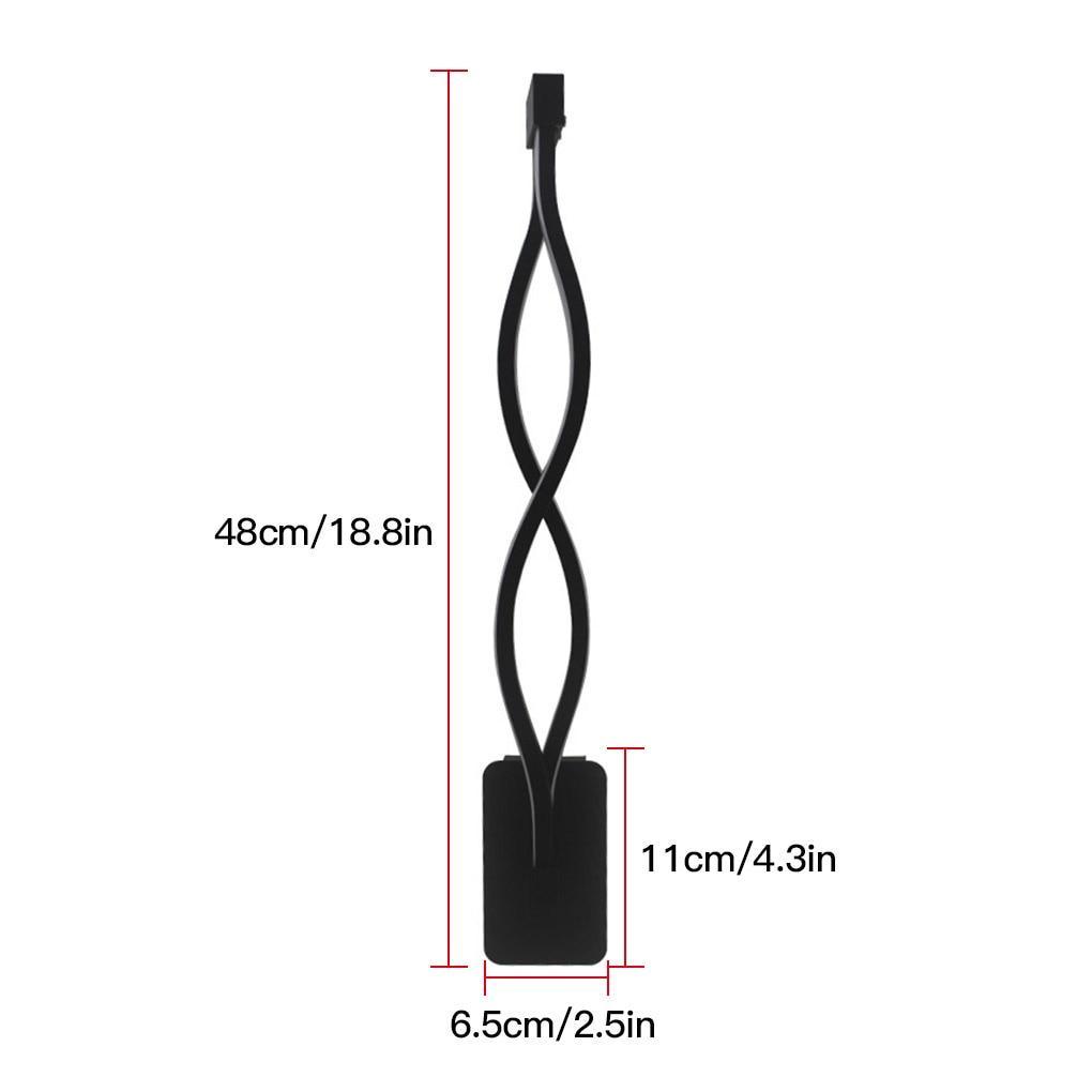 Lâmpada LED de Liga de Alumínio com Design Ondulado - Nannyvarie