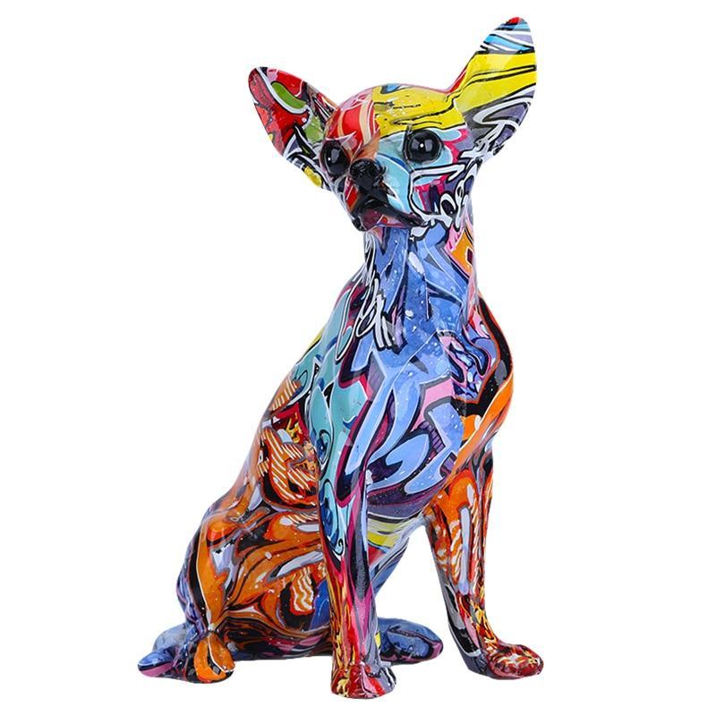 Estatueta Ornamental de Cachorro Chihuahua - Nannyvarie