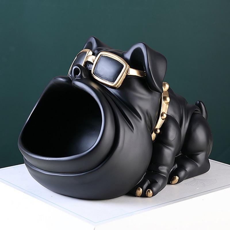 Estatueta de Cão Bulldog Decorativa - Nannyvarie