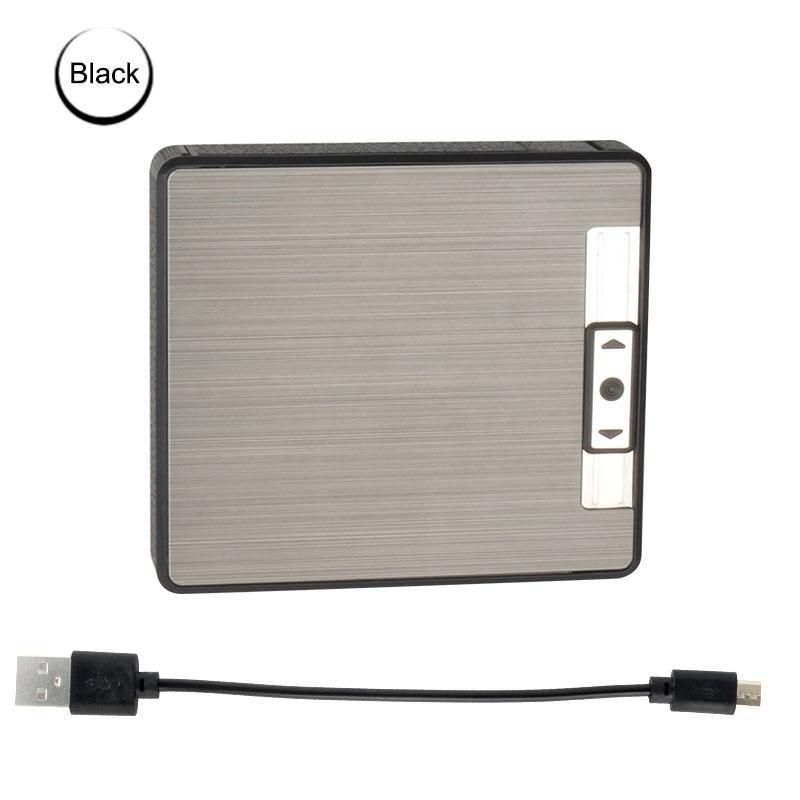 Porta Cigarros e Isqueiro Elétrico USB - Nannyvarie