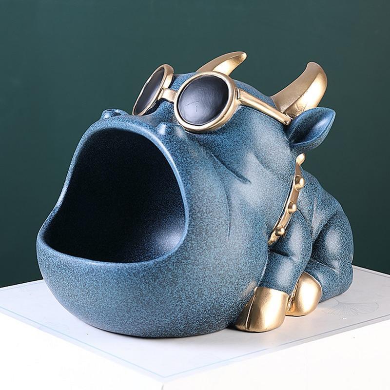 Estatueta de Cão Bulldog Decorativa - Nannyvarie