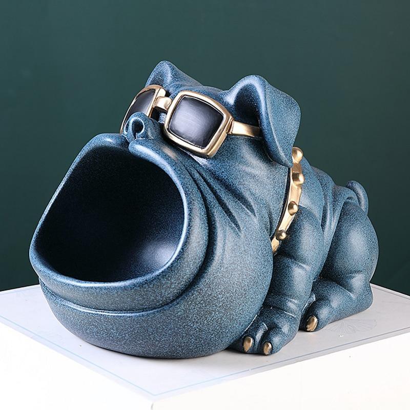 Estatueta de Cão Bulldog Decorativa - Nannyvarie