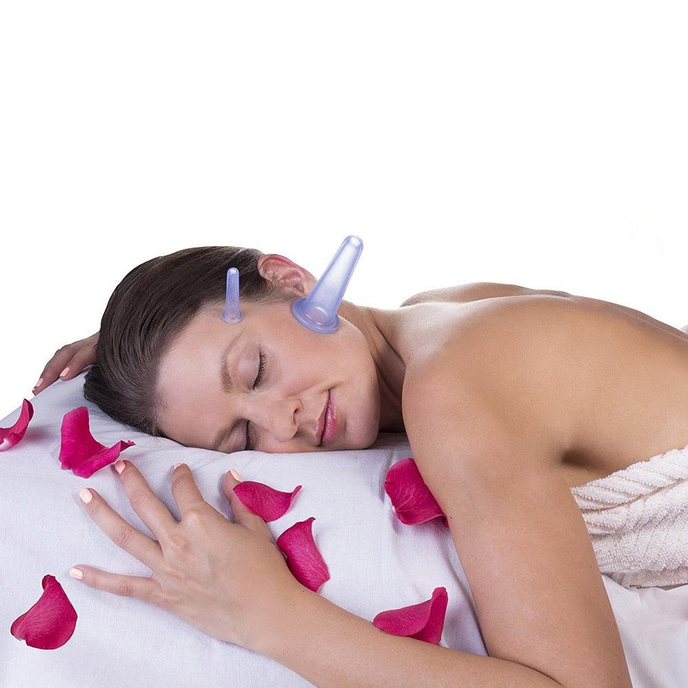 2 Peças Ventosa de Silicone á Vácuo para relaxamento - Nannyvarie
