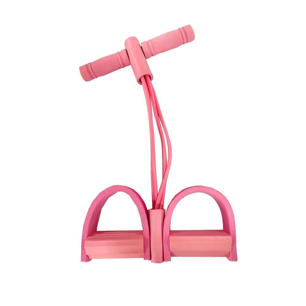 Tensor Fitness Com 4 Elásticos e Pedal - Nannyvarie