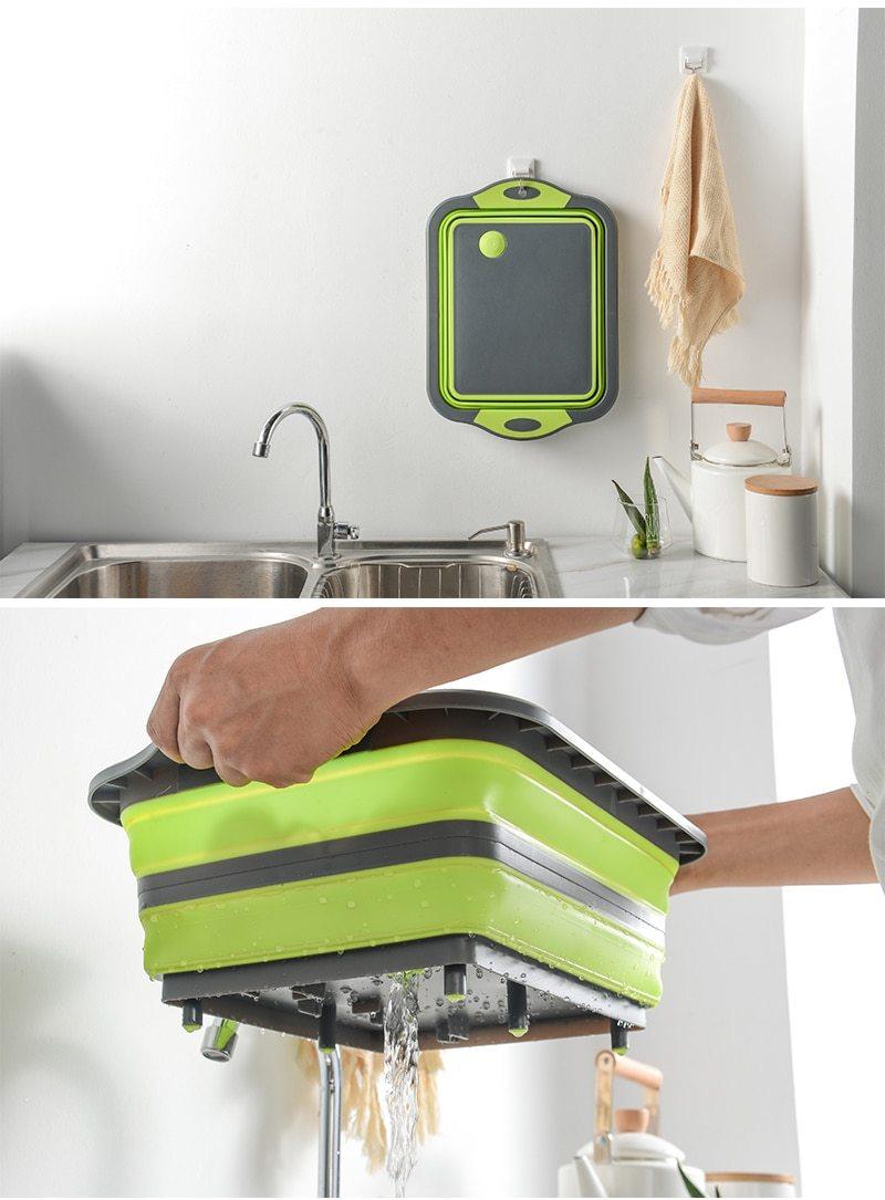 Bacia Retrátil 3 em 1 de Silicone - Nannyvarie