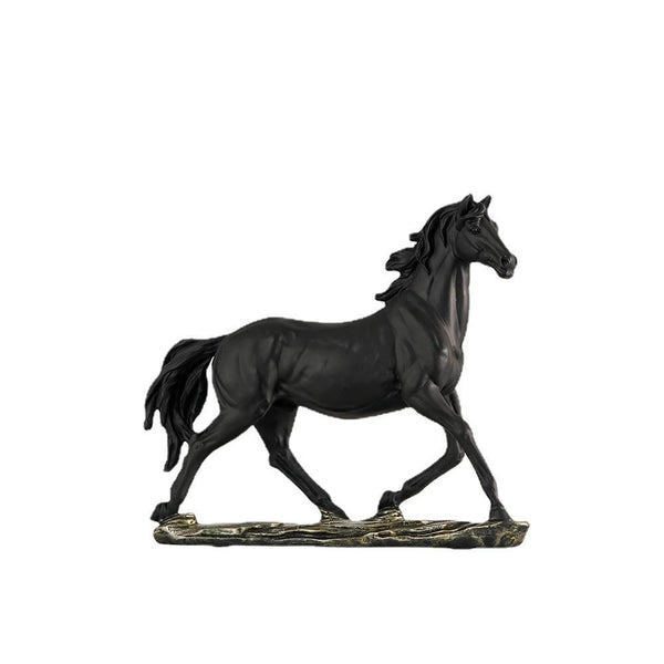 Estatueta Artesanal de Cavalo Vintage em Resina - Nannyvarie