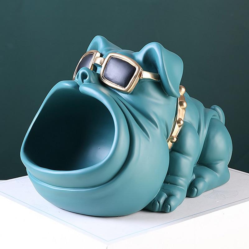 Estatueta de Cão Bulldog Decorativa - Nannyvarie