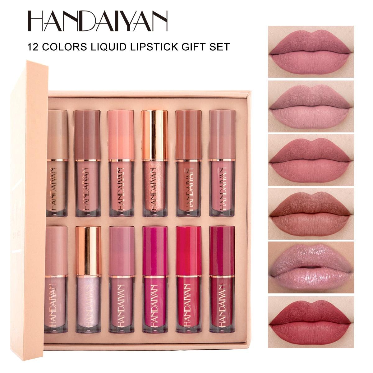 Kit Batom Sexy Lips Handaiyan COMPRE 3, LEVE 6 - Nannyvarie