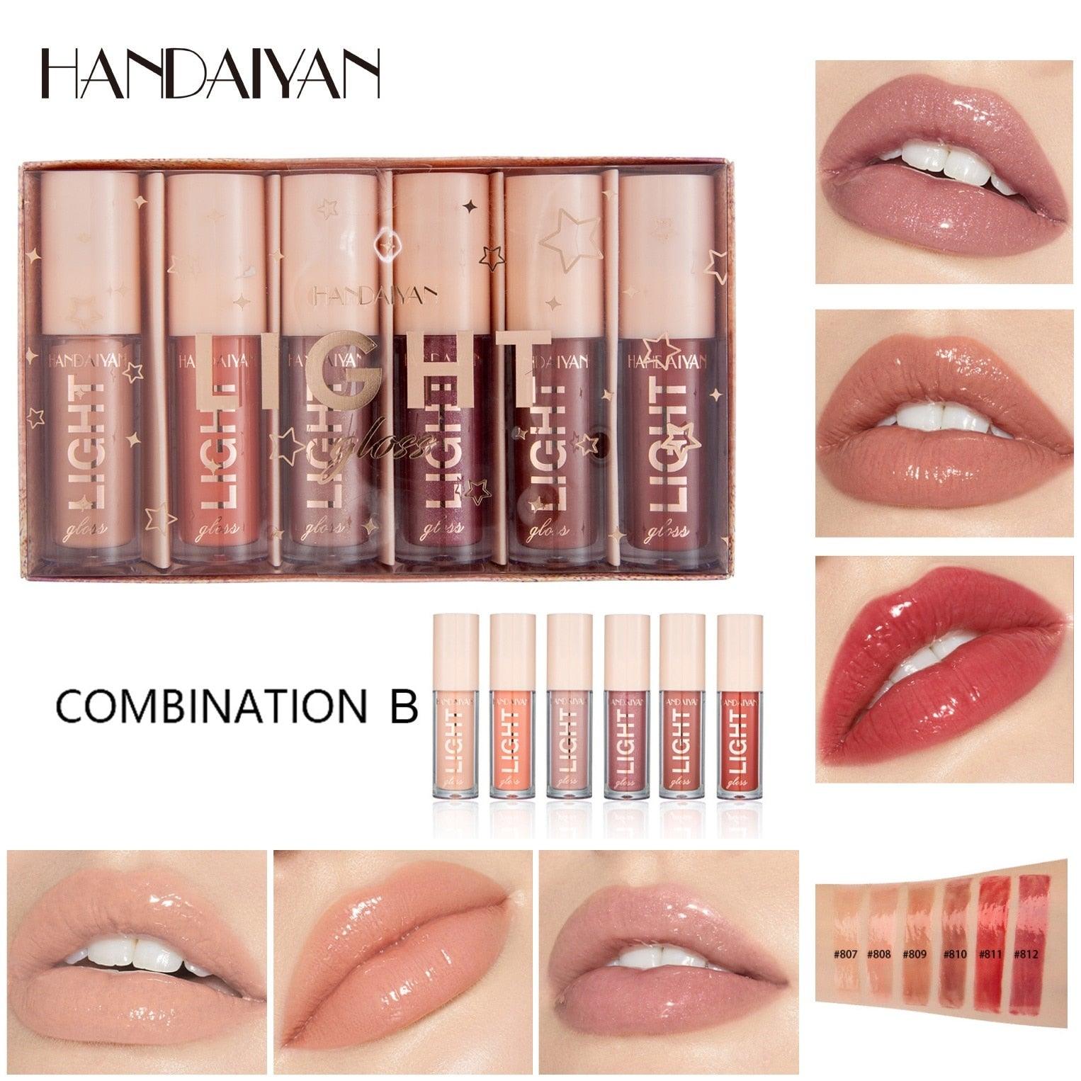Kit Batom Sexy Lips Handaiyan COMPRE 3, LEVE 6 - Nannyvarie