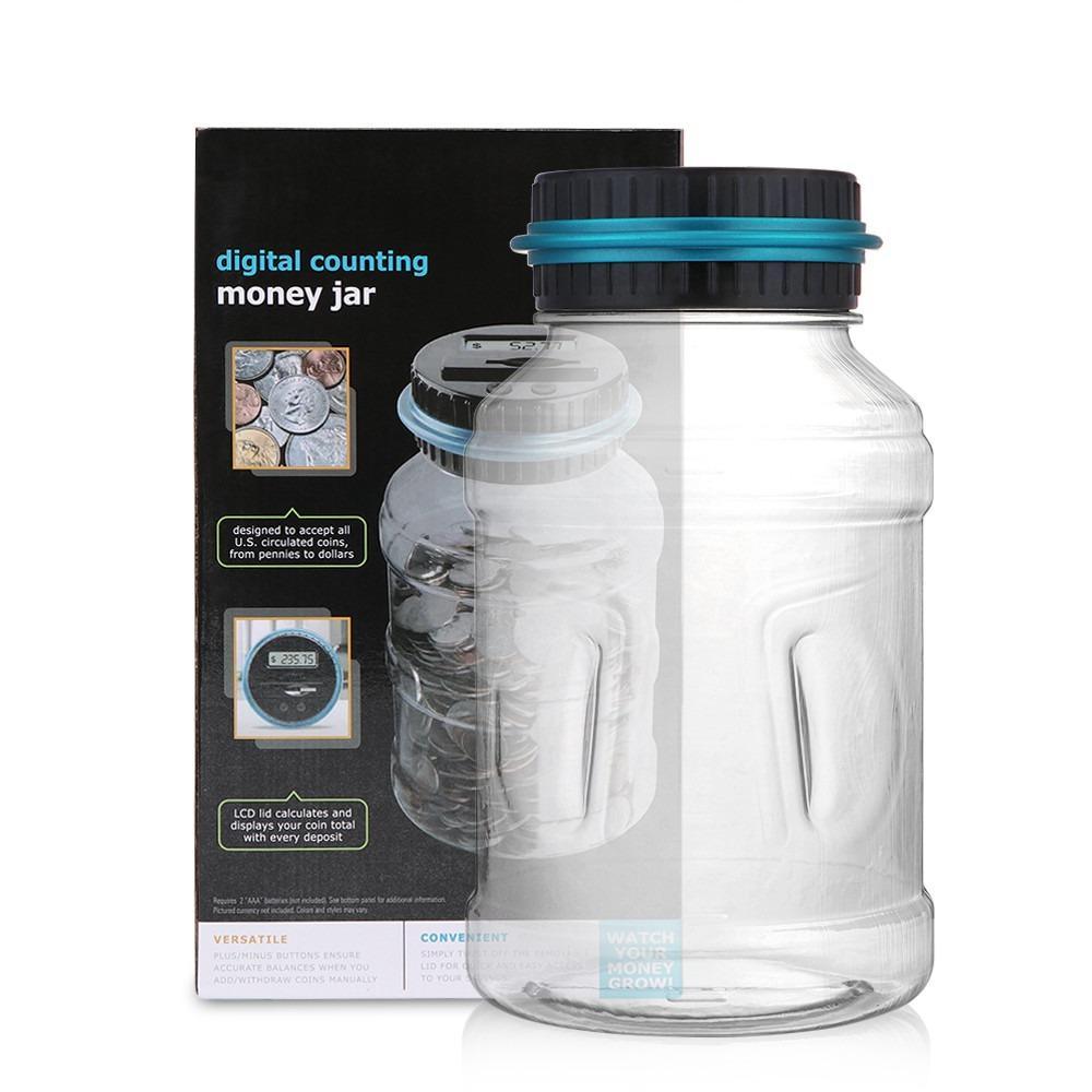 Cofre com Contador de moedas Digital - Nannyvarie
