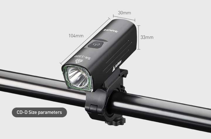 Farol LED de bicicleta recarregável - Nannyvarie